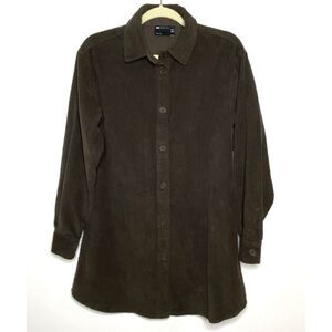 VTG Style Asos Corduroy Cotton Front Button Clueless Layer Shacket 4 (no belt)